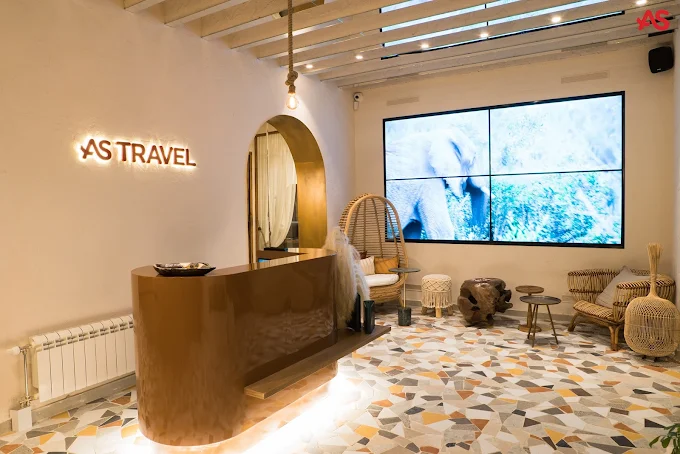 AS Travel office reception desk